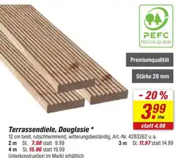 toom Baumarkt Terrassendiele, douglasie Angebot