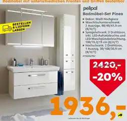 Globus Baumarkt Pelipal badmöbel-set pineo Angebot