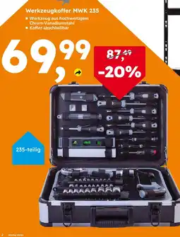 Globus Baumarkt Werkzeugkoffer mwk 235 Angebot