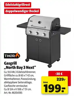 Hagebau Thor gasgrill „north bay 3 next“ Angebot
