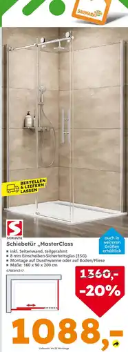 Globus Baumarkt Schulte schiebetür „masterclass“ Angebot