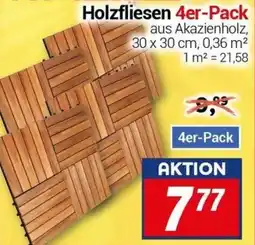 CENTERSHOP Holzfliesen Angebot