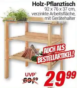 CENTERSHOP Holz-Pflanztisch Angebot