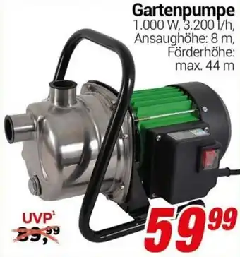 CENTERSHOP Gartenpumpe Angebot
