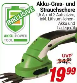 CENTERSHOP Akku-Gras und Strauchschere Angebot