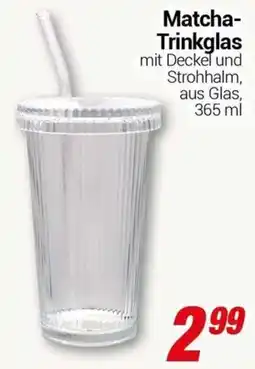 CENTERSHOP Matcha Trinkglas Angebot