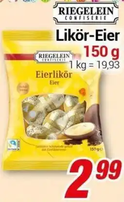 CENTERSHOP RIEGELEIN Likör-Eier Angebot