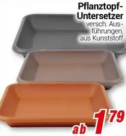 CENTERSHOP Pflanztopf Untersetzer Angebot