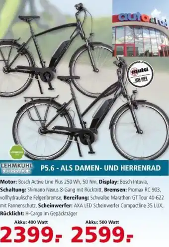 Multi Markt P5.6 Als Damen und Herrenrad Angebot