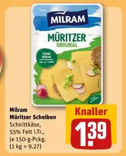 REWE Milram Müritzer Scheiben Angebot