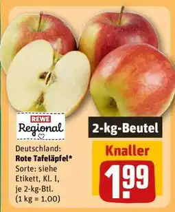 REWE Rote Tafeläpfel Angebot