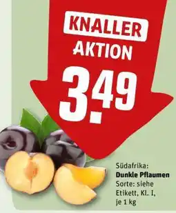 REWE Dunkle Pflaumen Angebot