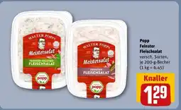 REWE POPP Feinster Fleischsalat Angebot