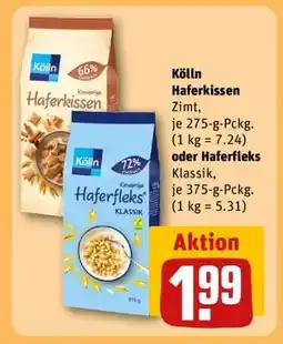 REWE Kölln Haferkissen oder Haferfleks Angebot