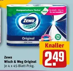 REWE ZEWA Wisch&Weg Original Angebot