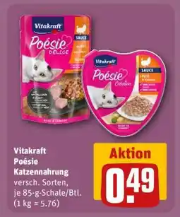 REWE Vitakraft Poésie Katzennahrung Angebot