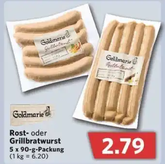 Combi Goldmarie Rost oder Grillbratwurst 5x90g Angebot