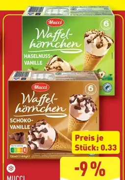 Aldi Nord Mucci Waffelhörnchen Angebot