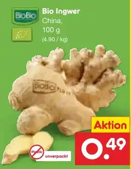 Netto Marken-Discount BioBio Bio-Ingwer Angebot