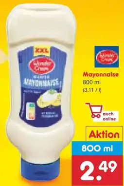 Netto Marken-Discount Wonder Cream Delikatess Mayonnaise XXL Angebot