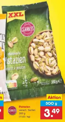 Netto Marken-Discount Clarky's Pistazien XXL Angebot