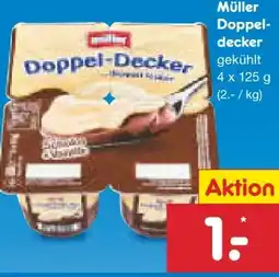 Netto Marken-Discount Müller Doppeldecker Schoko & Vanille Angebot