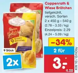 Netto Marken-Discount Coppenrath & Wiese Brötchen Angebot