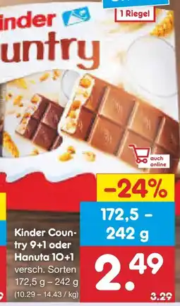 Netto Marken-Discount Ferrero Kinder Country Angebot