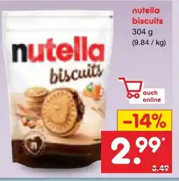 Netto Marken-Discount Ferrero Nutella Biscuits Angebot