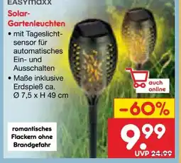 Netto Marken-Discount easy! MAXX Solar-Gartenleuchten Angebot