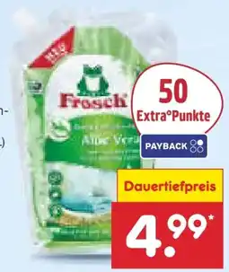 Netto Marken-Discount Frosch Flüssig-Waschmittel Angebot