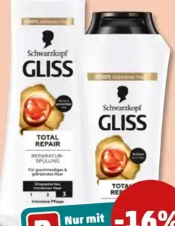 PENNY Schwarzkopf Gliss Spülung Angebot