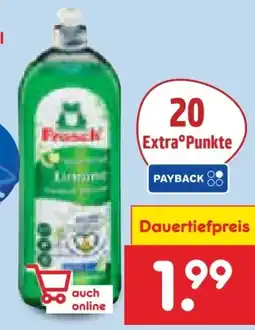 Netto Marken-Discount Frosch Limonen Spülmittel Angebot
