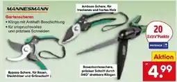 Netto Marken-Discount Brüder Mannesmann Werkzeuge Gartenscheren Angebot