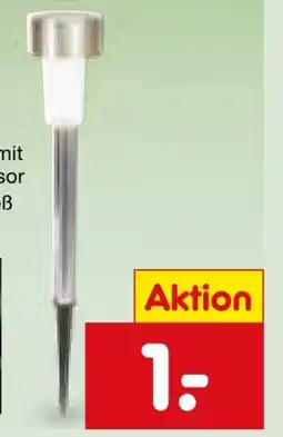 Netto Marken-Discount Living Garden LED-Solarleuchte Angebot