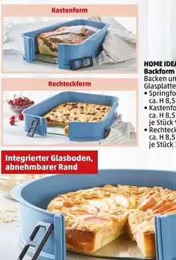 PENNY Home Ideas Cooking Backform Angebot