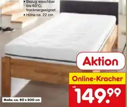 Netto Marken-Discount f.a.n. 7-Zonen-Tonnentaschenfederkern-Matratze Aman Angebot