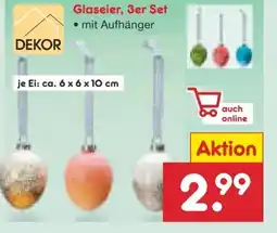 Netto Marken-Discount Dekor Glaseier Angebot