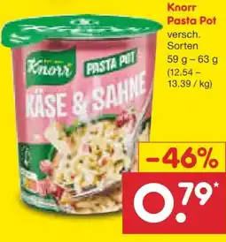 Netto Marken-Discount Knorr Pasta-Snack Angebot