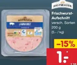 Netto Marken-Discount Hofmaier Frischwurst-Aufschnitt Angebot