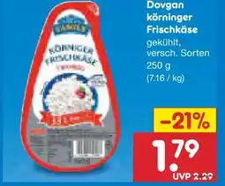 Netto Marken-Discount Dovgan Family Körniger Frischkäse Angebot