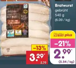 Netto Marken-Discount Butcher’s Barbecue Bratwurst Angebot
