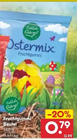Netto Marken-Discount Fröhliche Osterzeit Fruchtgummi Ostermix Angebot