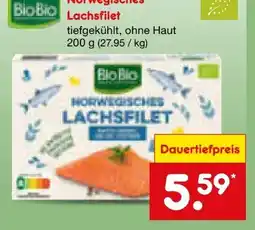 Netto Marken-Discount BioBio Bio Norwegisches Lachsfilet Angebot