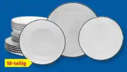 Lidl Creatable Teller Set Luna Black Line 18-tlg Angebot