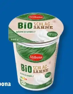 Lidl Milbona Bio-Schlagsahne Angebot