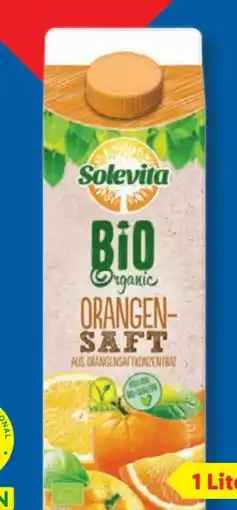 Lidl Solevita Bio-Orangensaft Angebot