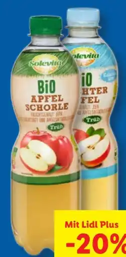 Lidl Solevita Bio Apfelschorle Angebot