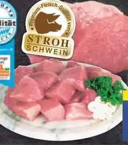 E-Center Strohschwein Gulasch Angebot