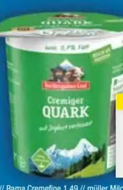 E-Center Berchtesgadener Land Cremiger Quark Angebot